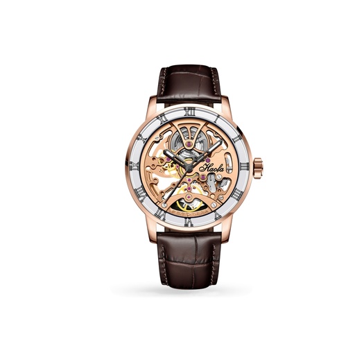 1933-Brown strap,gold